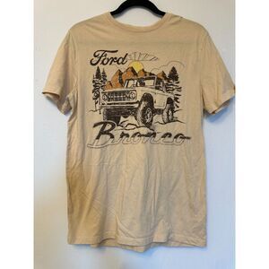 Goodfellow Ford Bronco Ford Officially Licensed Tan T Shirt Size M
